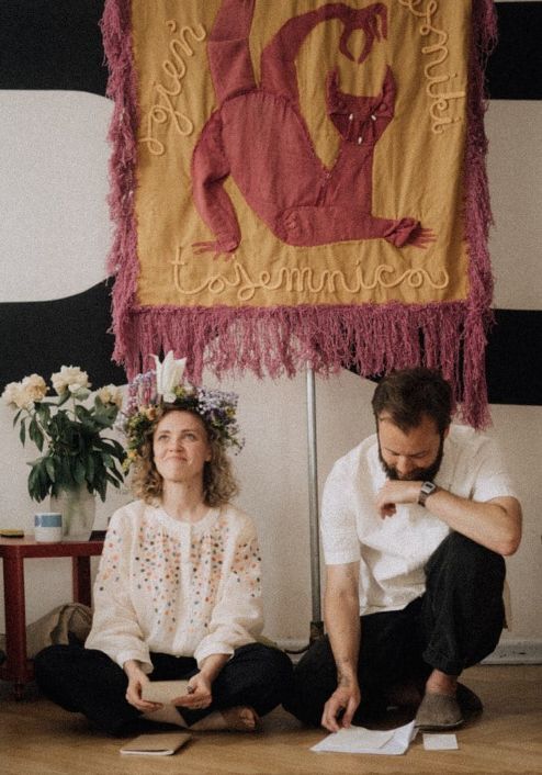 Dominika Hofman i Kacper Lemiesz z Liceum Sowizdrzała