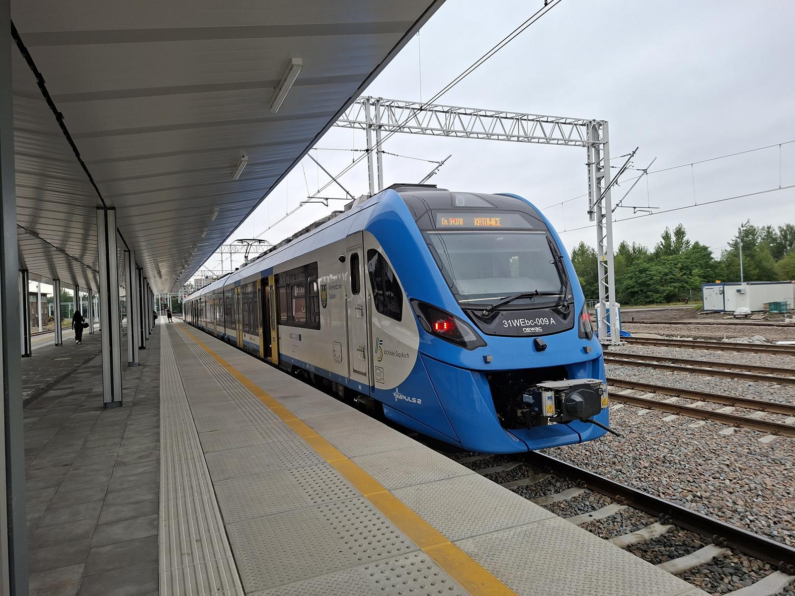 Dworze Ligota Katowice pociag 3