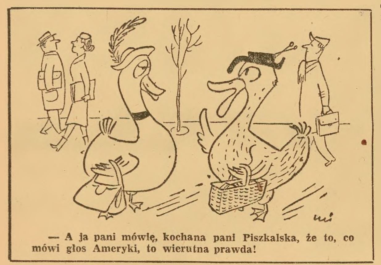 Rysunki Gwidona Miklaszewskiego w służbie propagandy
