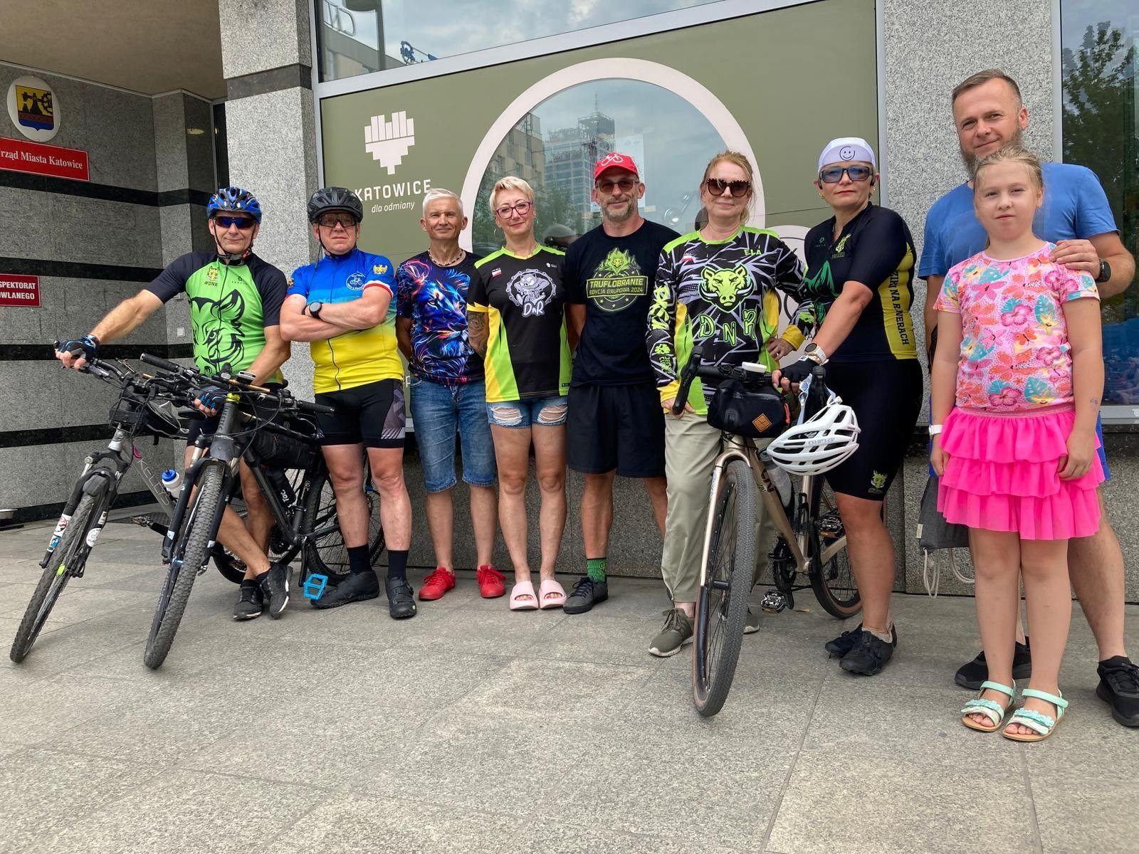 Dziki na rowerach Katowice