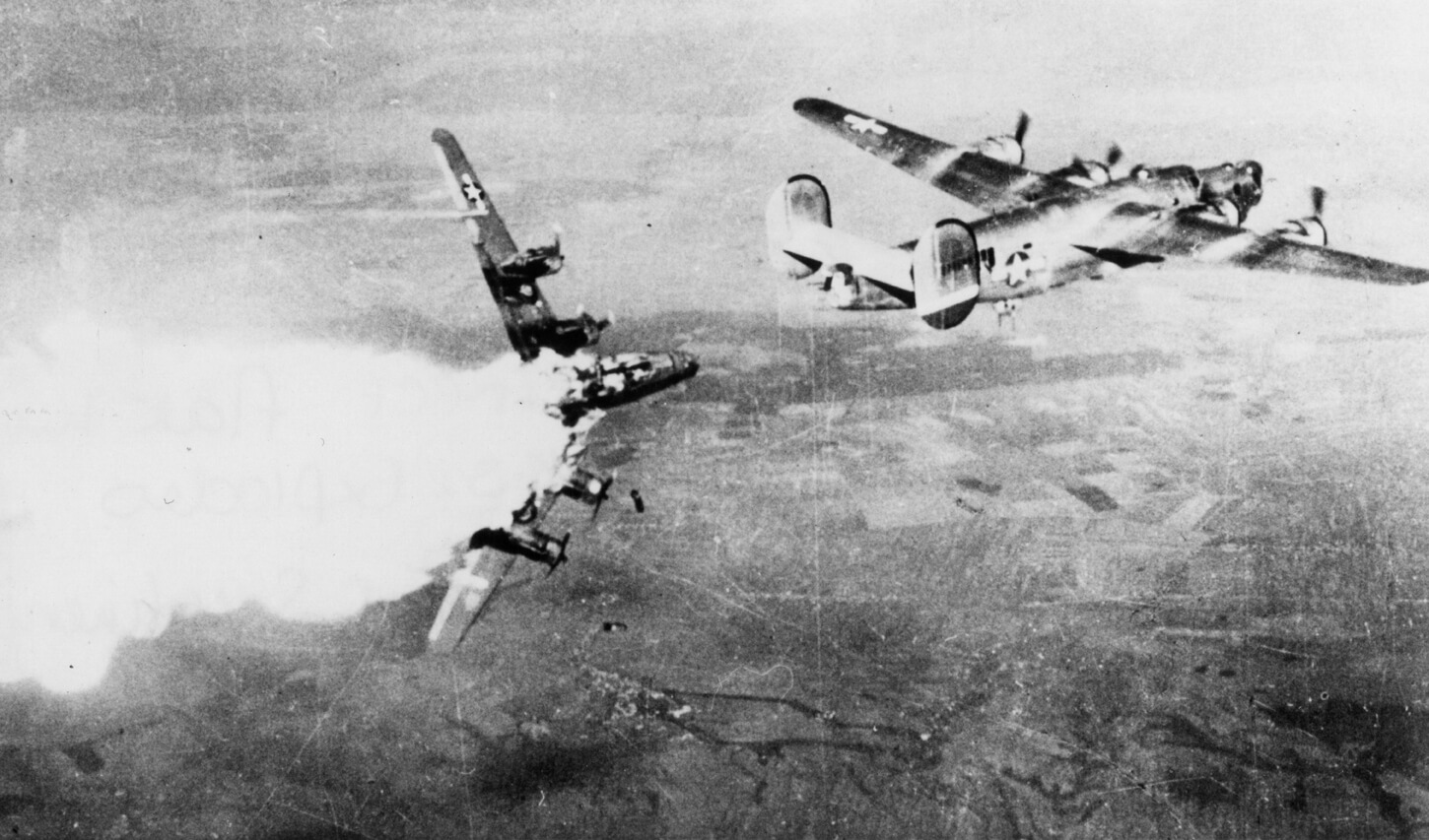 Eksplozja bombowca Liberator