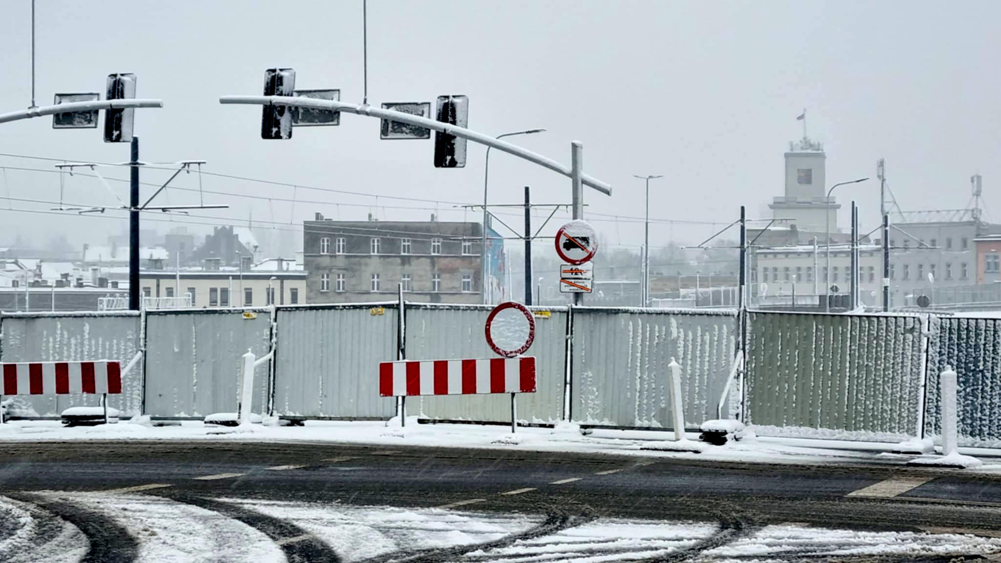 Estakada w Chorzowie 25 listopada 2025