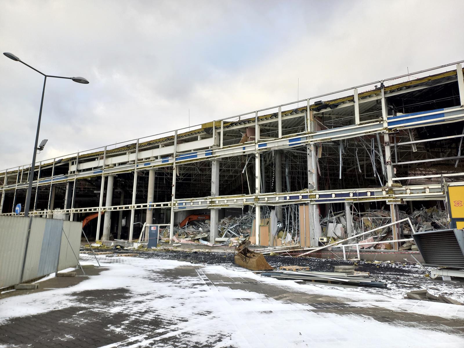 Europa Centralna, Gliwice, rozbiórka galerii handlowej