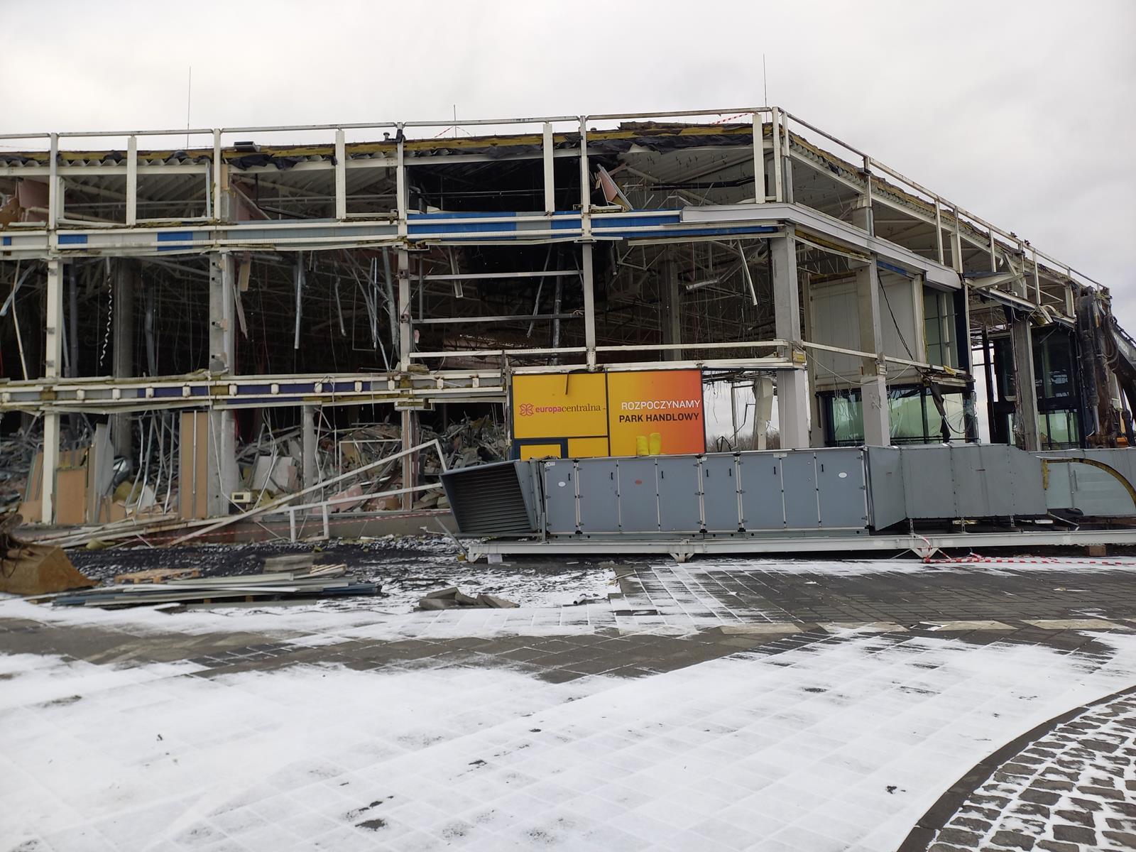 Europa Centralna, Gliwice, rozbiórka galerii handlowej