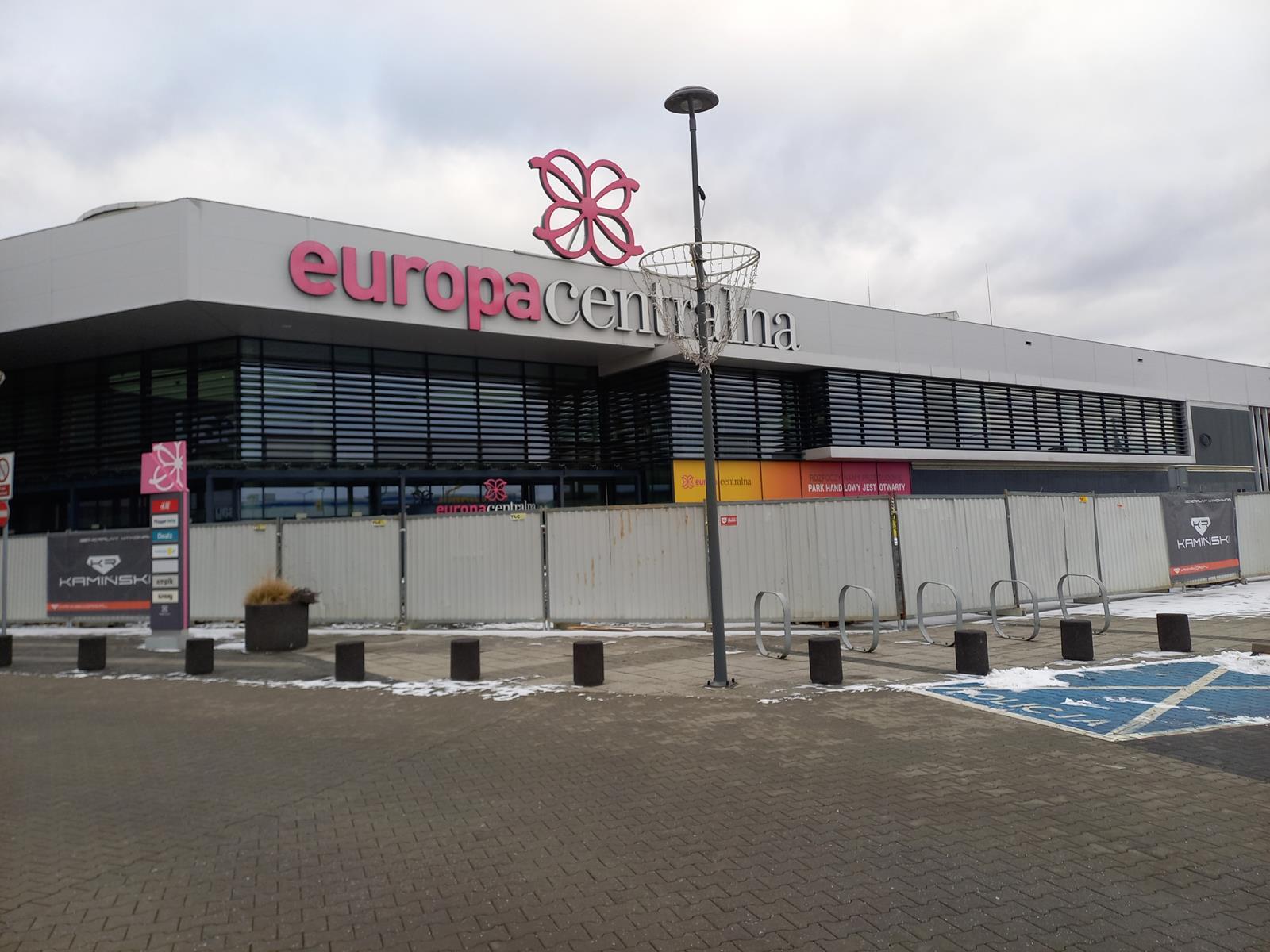 Europa Centralna, Gliwice, rozbiórka galerii handlowej