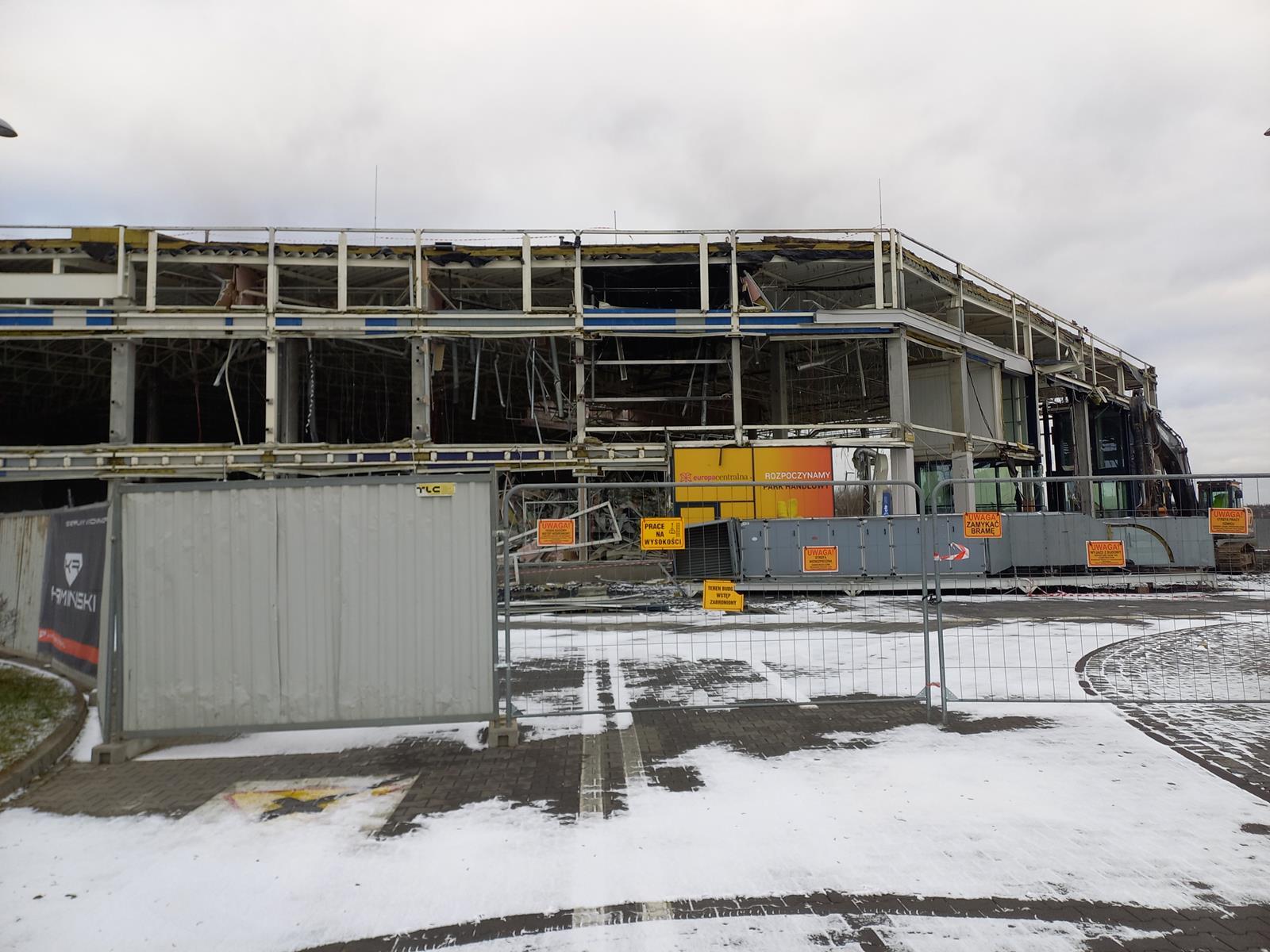 Europa Centralna, Gliwice, rozbiórka galerii handlowej