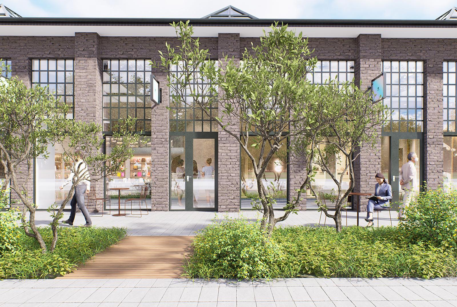 Fabryka Montana, Katowice, lokale usługowe