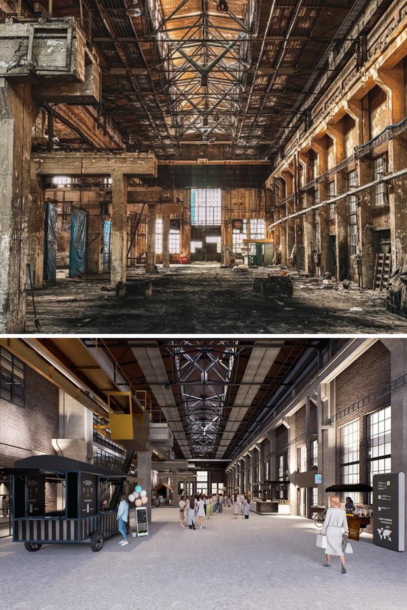 Fabryka Montana, Katowice, wnętrze