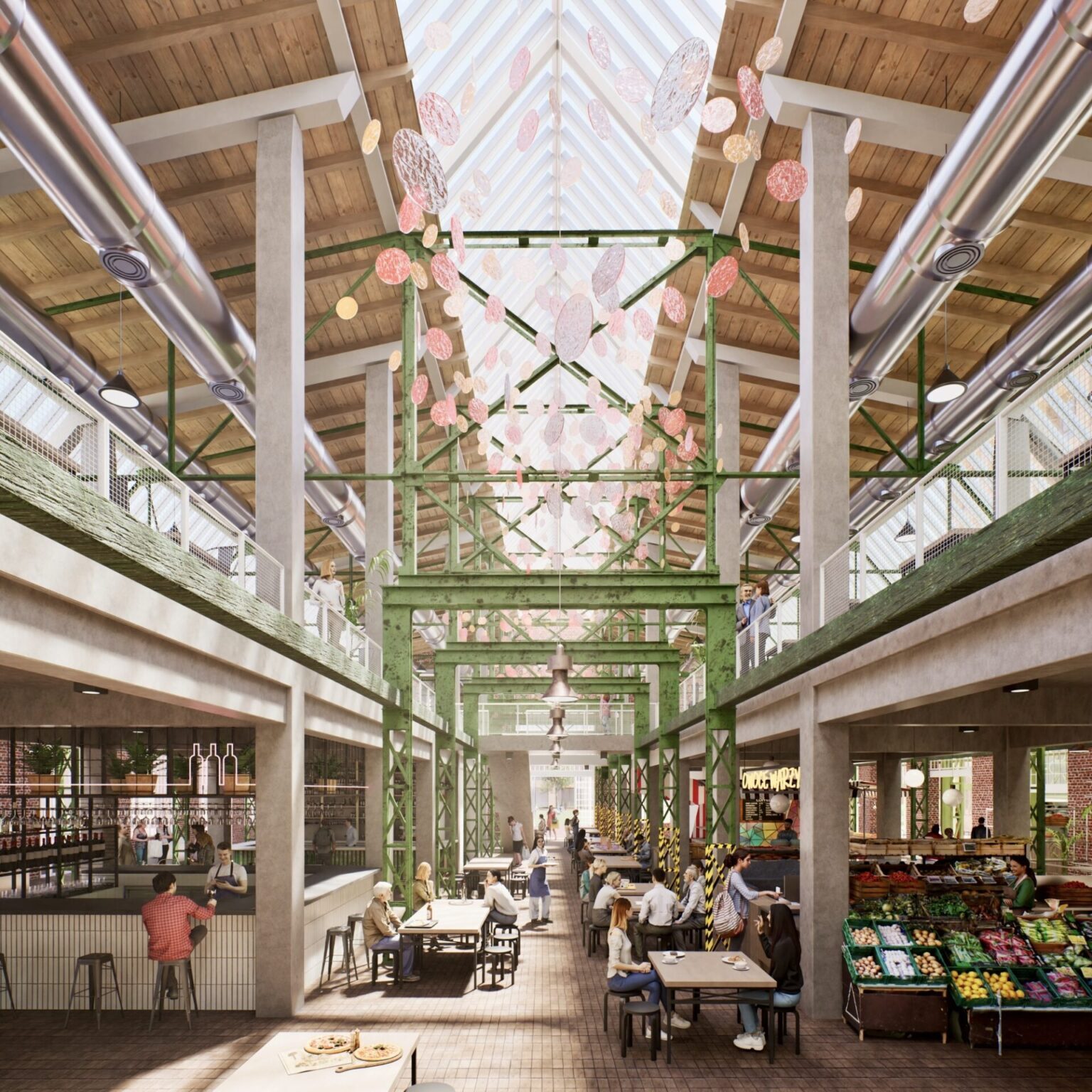 widok wnętrza hali Ząbkowice