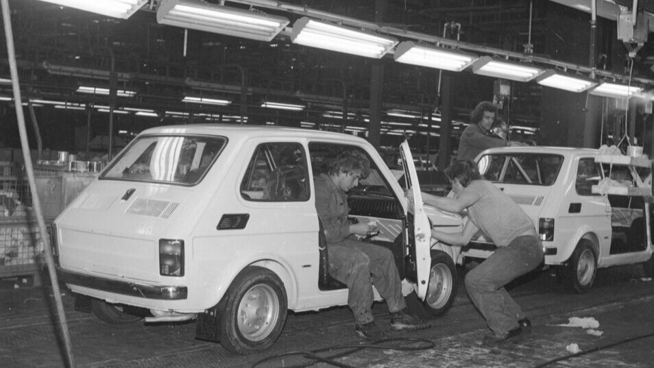 Fiat 126p Produkcja w FSM Tychy
