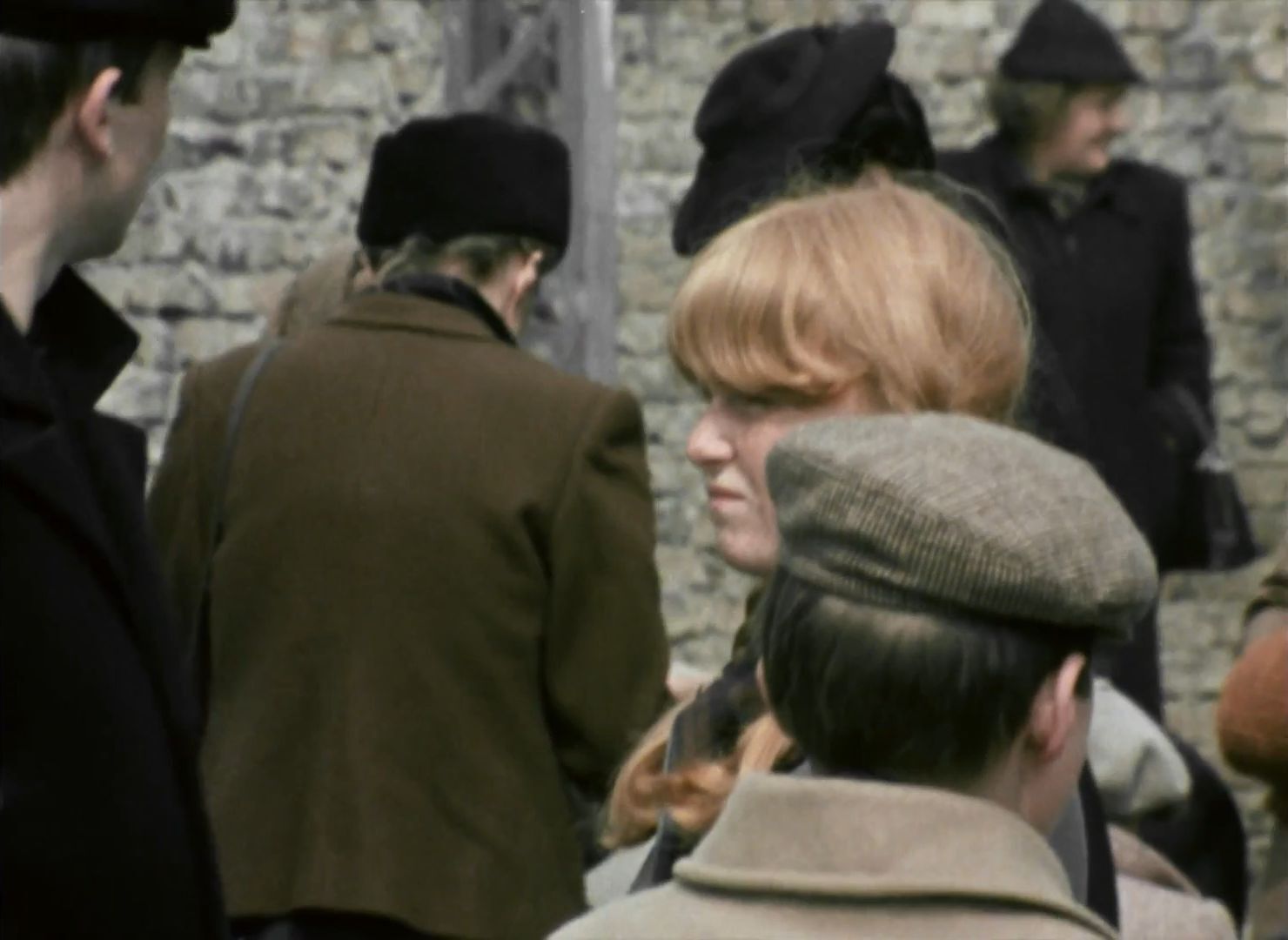 Kręcenie filmu „Mur” („The Wall”, 1982) na ulicach Sosnowca-Konstantynowa (ulica Wincentego Pstrowskiego, obecnie Stanisława Staszica). Rok 1980