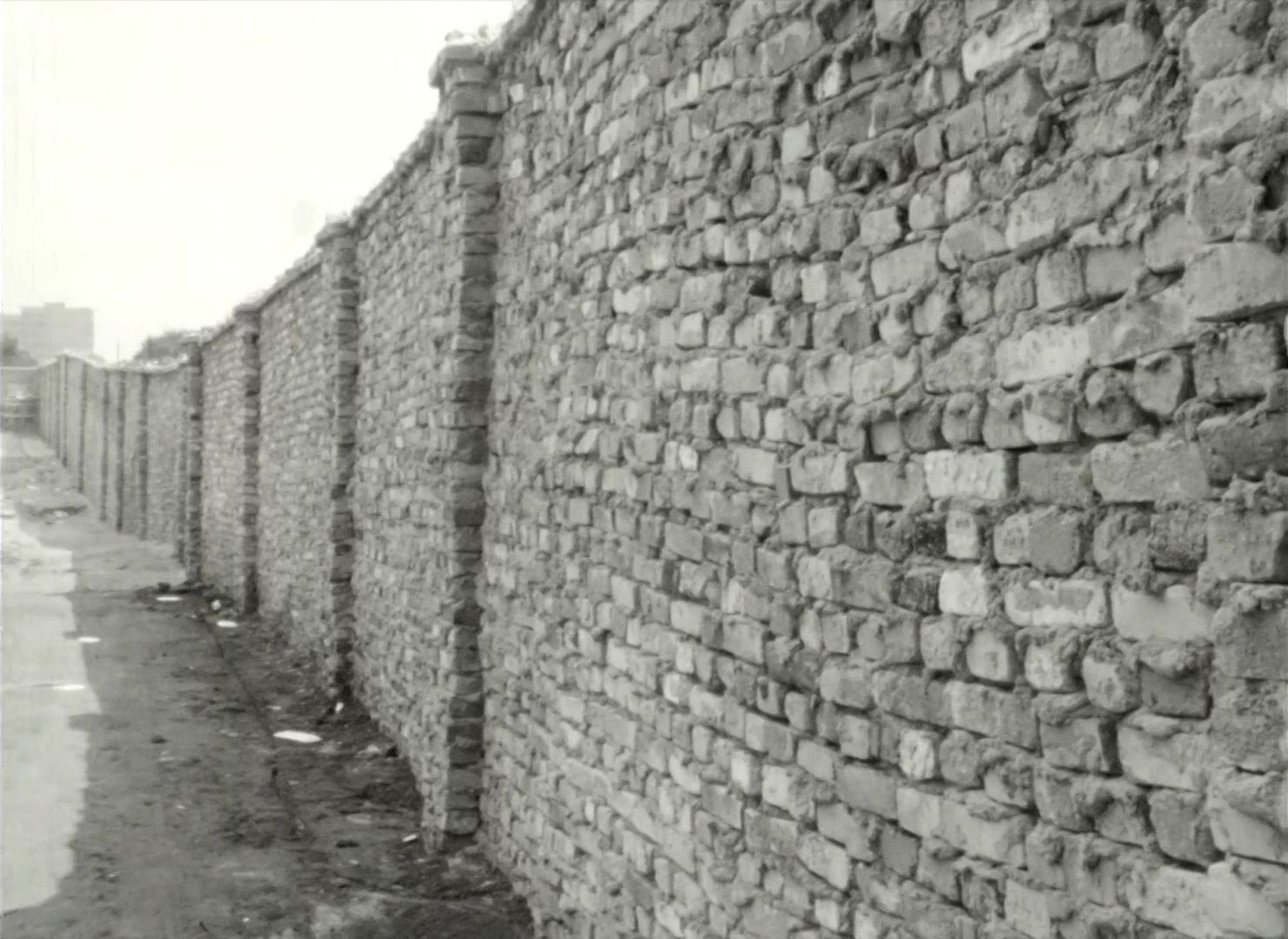 Kręcenie filmu „Mur” („The Wall”, 1982) na ulicach Sosnowca-Konstantynowa (ulica Wincentego Pstrowskiego, obecnie Stanisława Staszica). Rok 1980