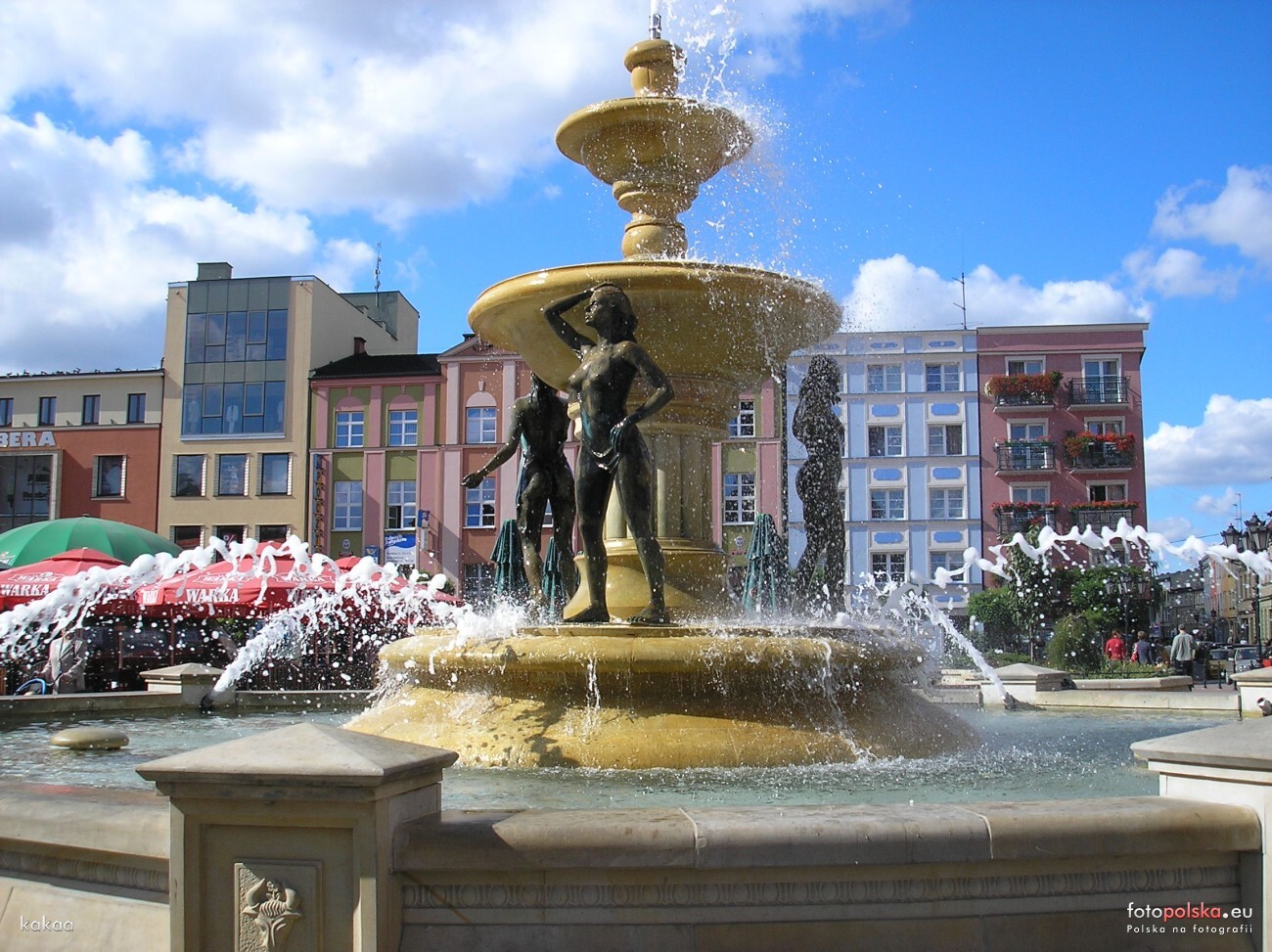 Fontanna na Starym Rynku w Chojnicach