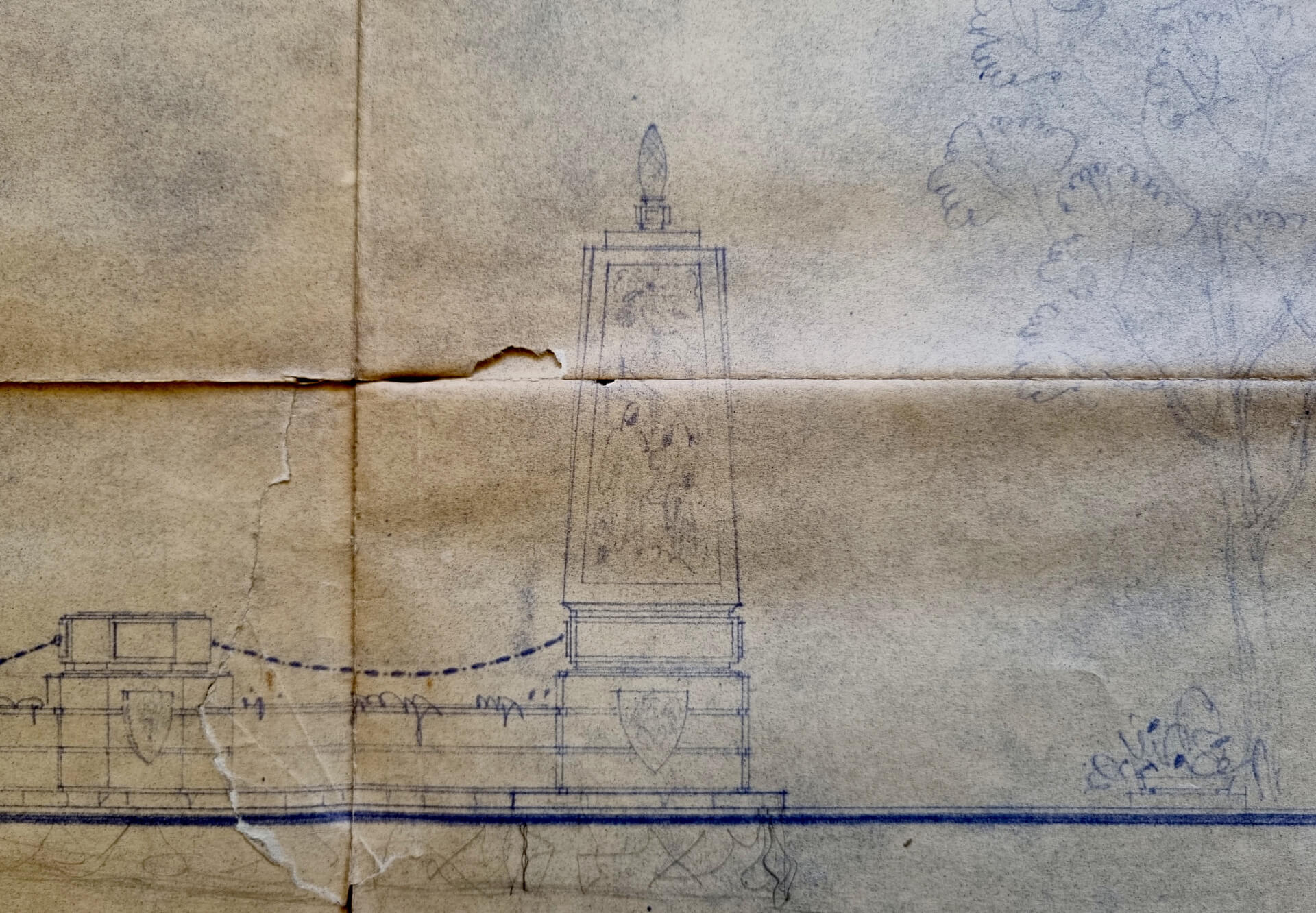 Fragment ostatecznego projektu z 1953 roku