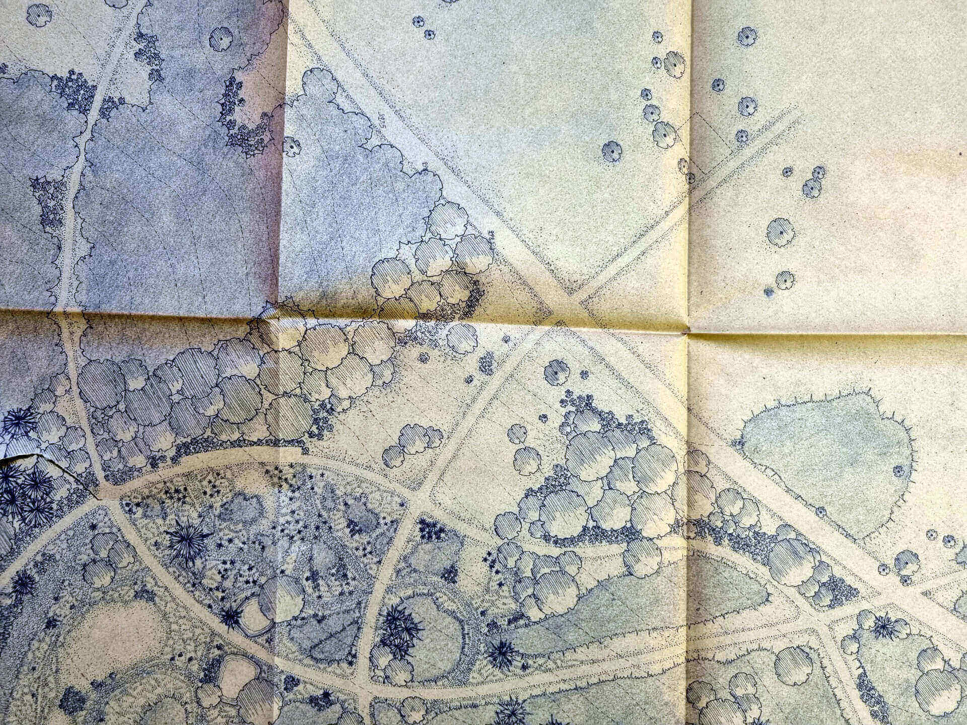 Fragment planu Alpinarium