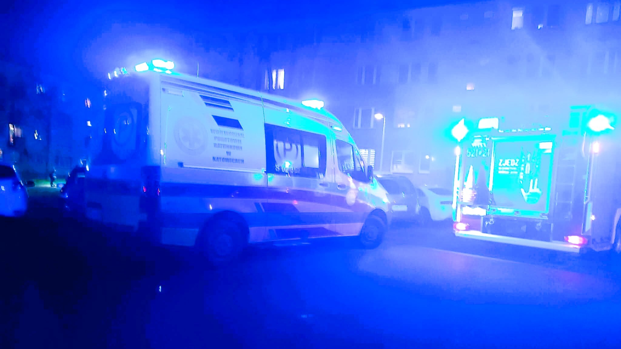 Akcja w Mysłowicach, ulatniający się gaz