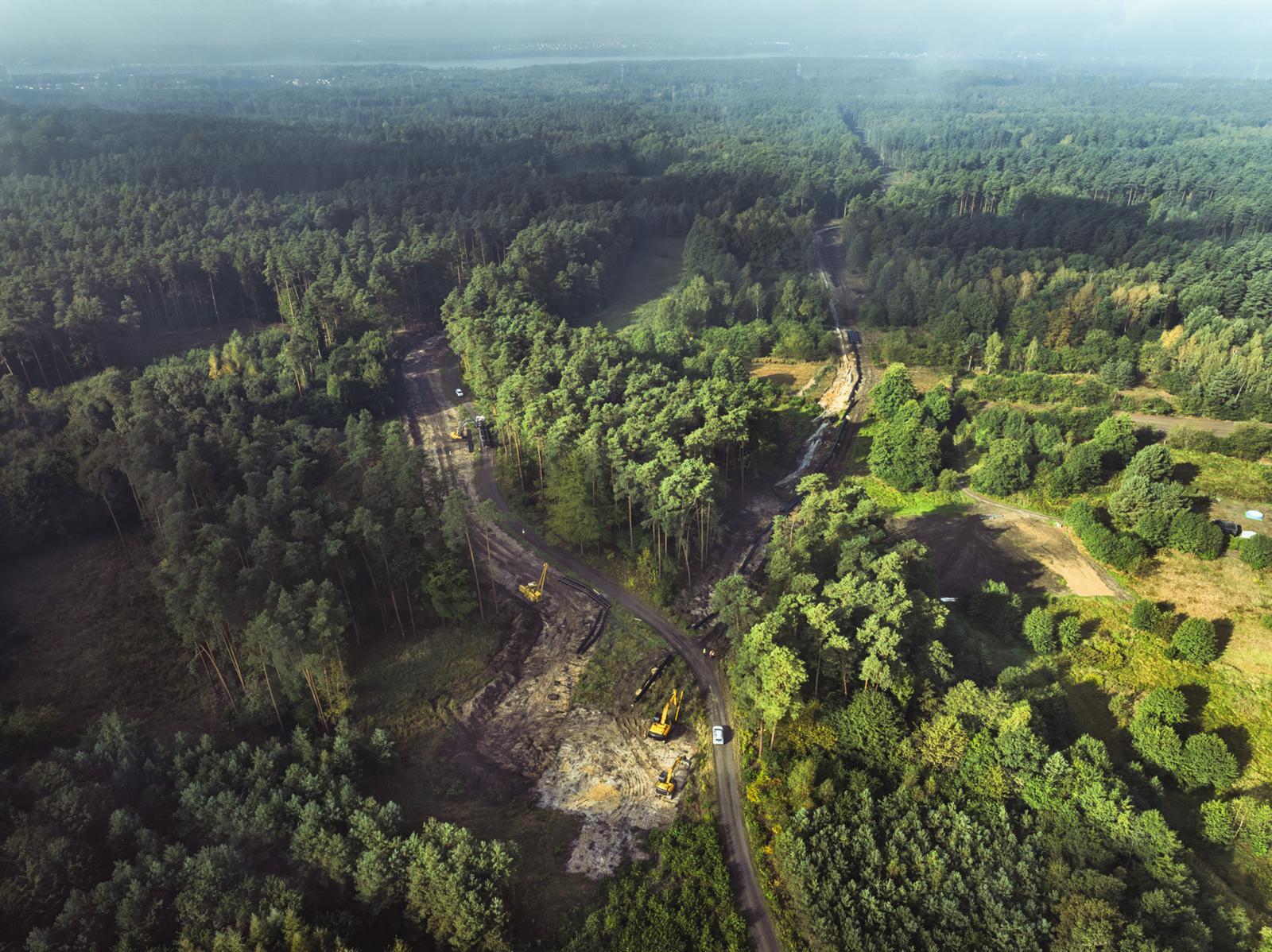 Budowa gazociągu Racibórz-Rybnik