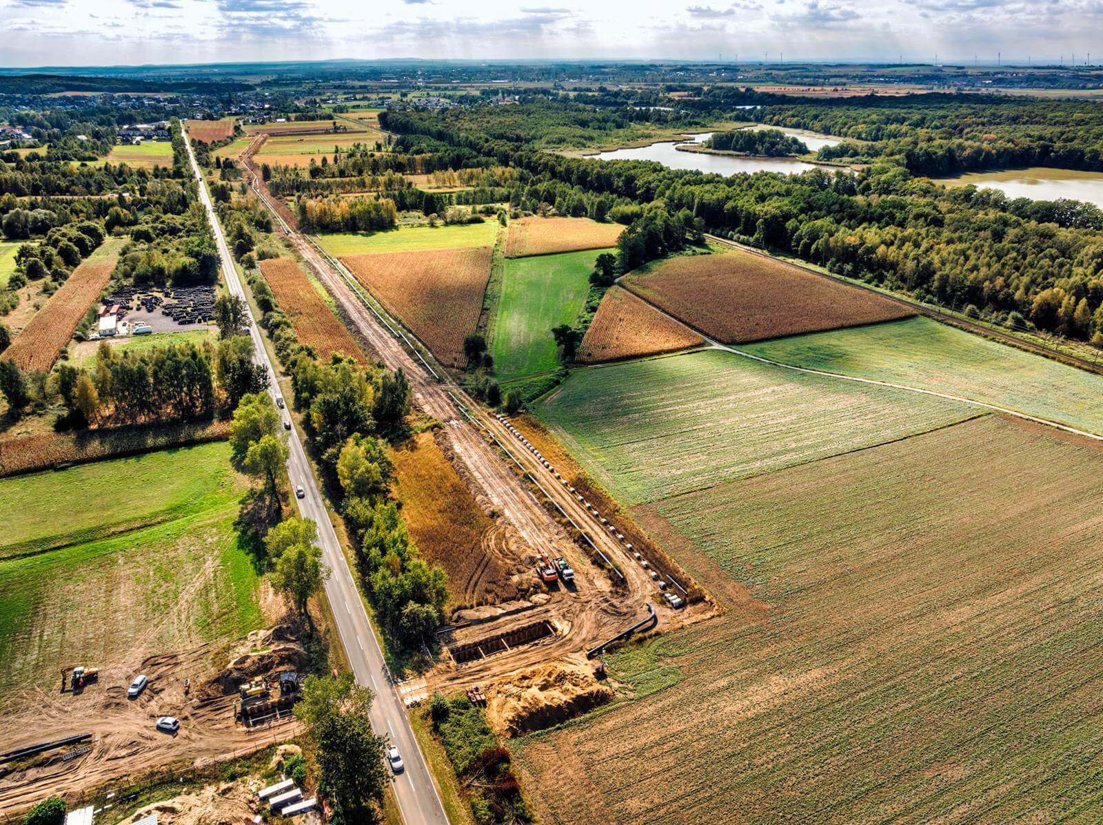 Budowa gazociągu Racibórz-Rybnik