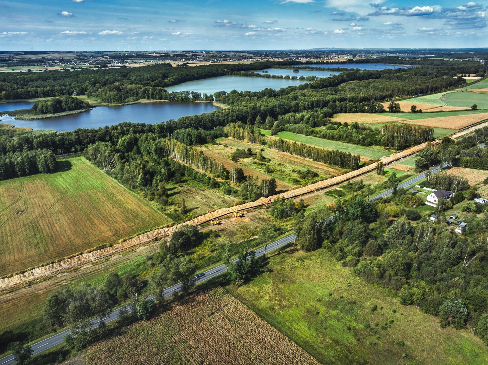 Budowa gazociągu Racibórz-Rybnik