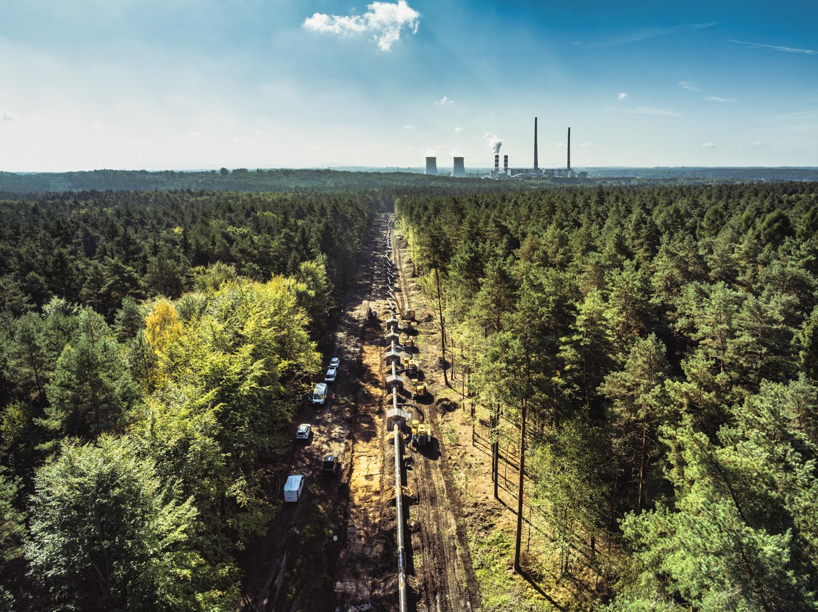 Budowa gazociągu Racibórz-Rybnik