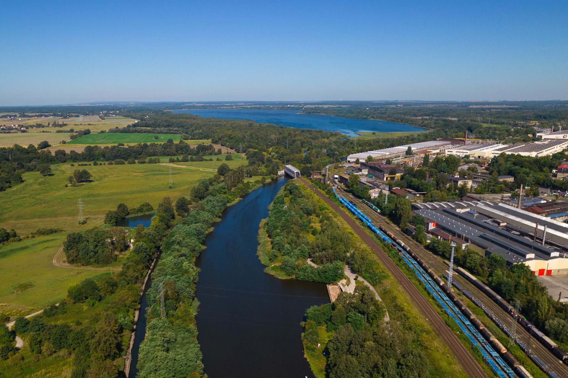 Gliwice Łabędy Kanał Gliwicki