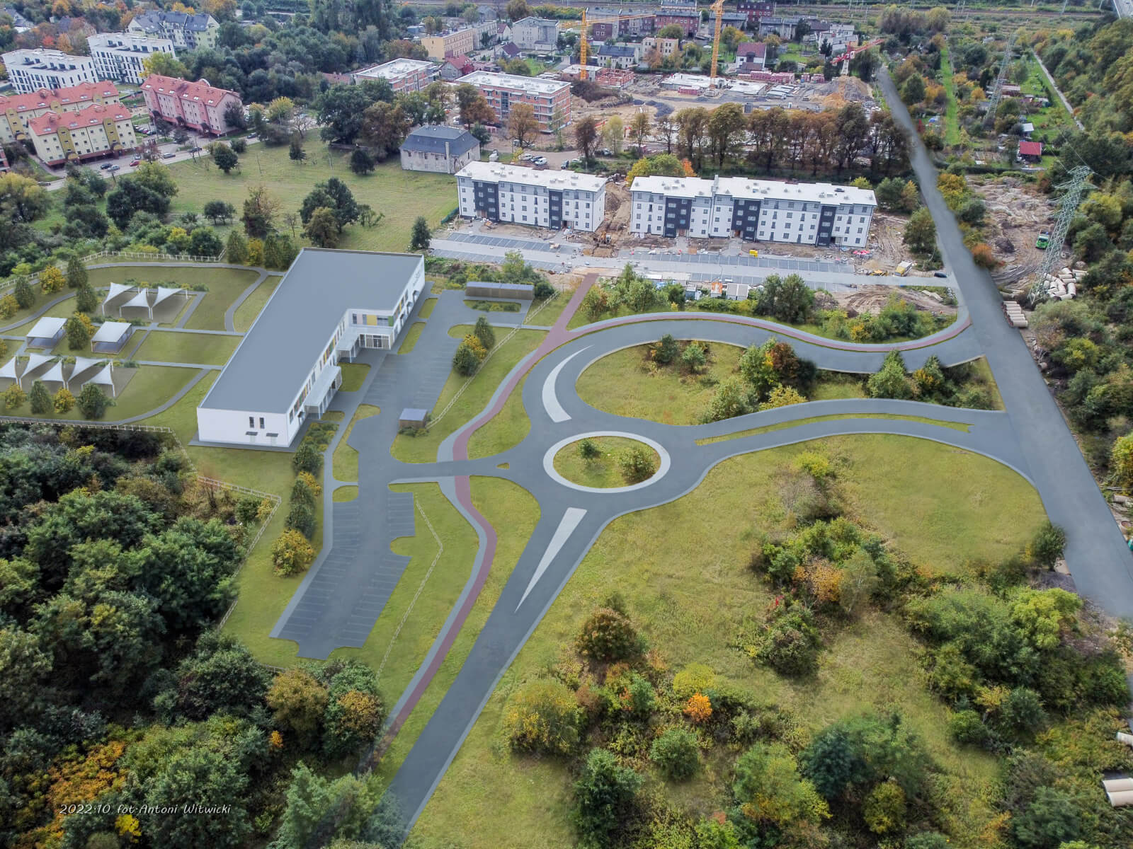 Gliwice zlobek przedszkole wizualizacja