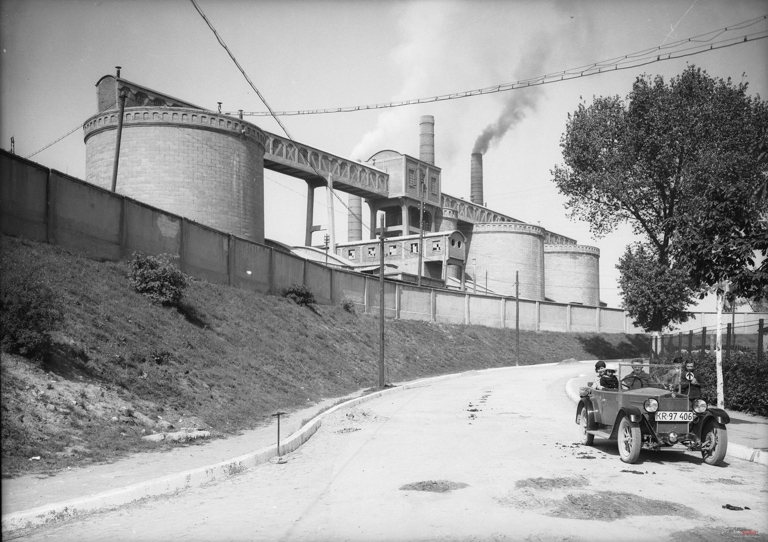 Cementownia Grodziec. Rok 1934.