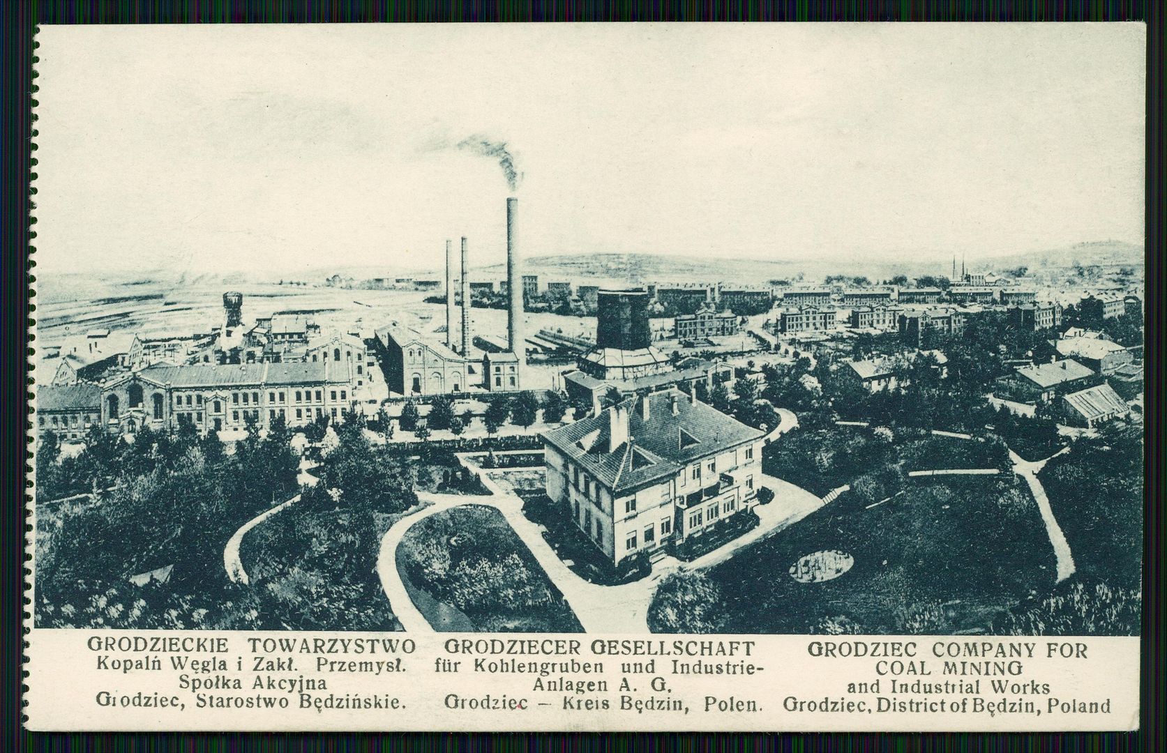 „Grodzieckie Towarzystwo Kopalń Węgla i Zakładów Przemysłowych” Spółka Akcyjna w Grodźcu. Po roku 1906.