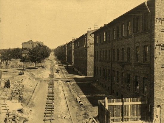 „Grodzieckie Towarzystwo Kopalń Węgla i Zakładów Przemysłowych” Spółka Akcyjna w Grodźcu. Budowa osiedla. Początek XX wieku.