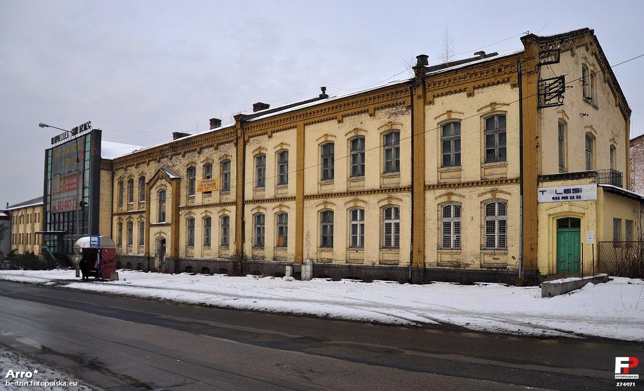 Kopalnia Węgla Kamiennego „Grodziec” w Grodźcu. Biuro główne. 21 stycznia 2012.