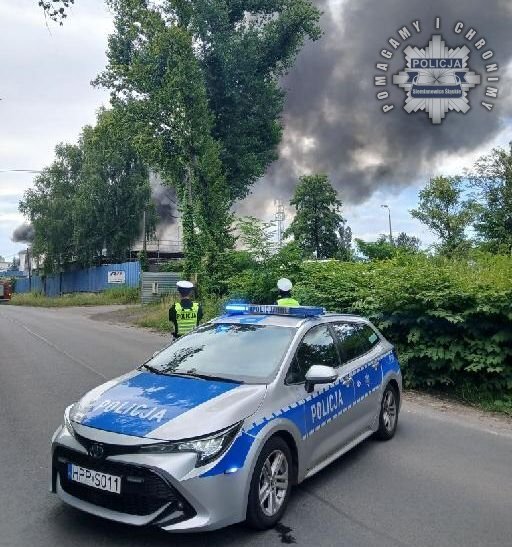 Hala Siemianowice Slaskie pozar 6