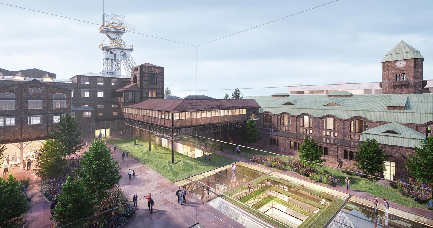 Hub gamingowo technologiczny Katowice wizualizacja