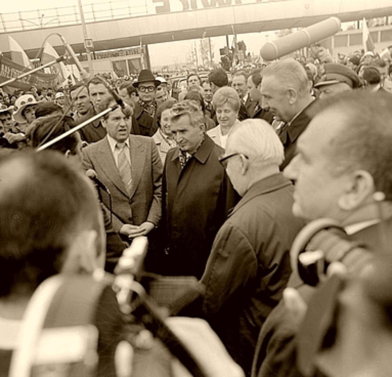 Wizyta Ceaușescu w Hucie Katowice
