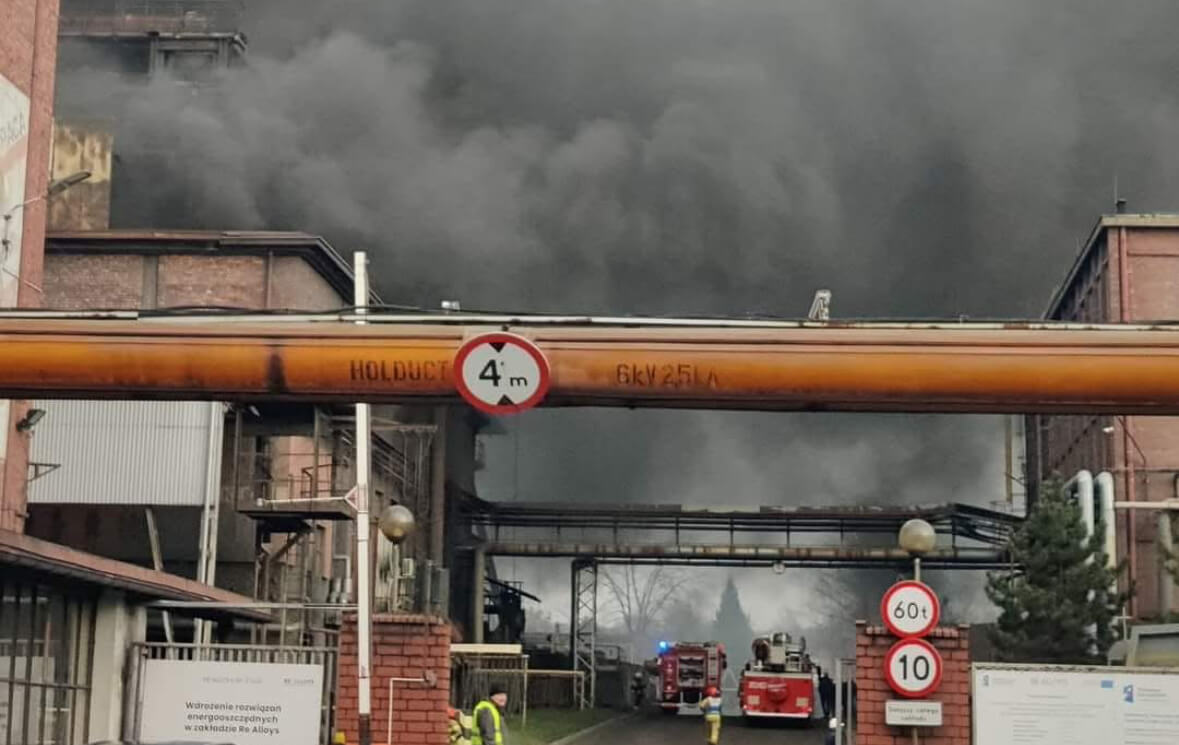 Pożar w Hucie Łaziska