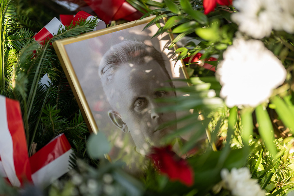 IPN Katowice uhonorował grób Jana Kubisza w Cieszynie