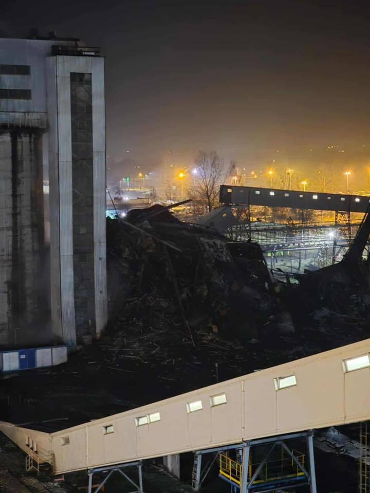 KWK Budryk zawalenie zbiornika na węgiel