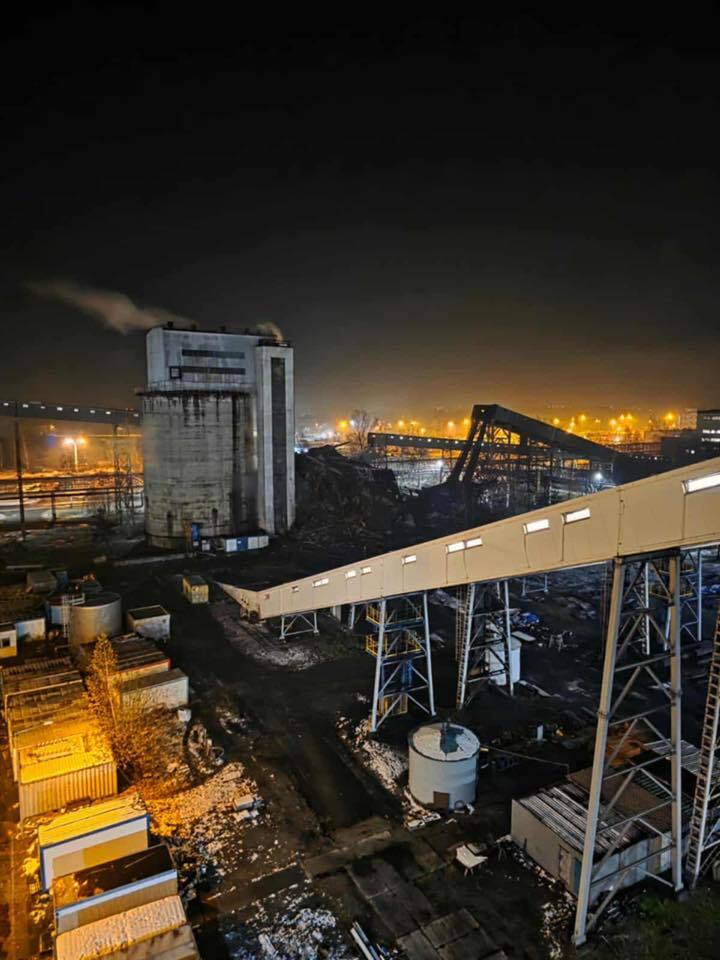 KWK Budryk zawalenie zbiornika na węgiel