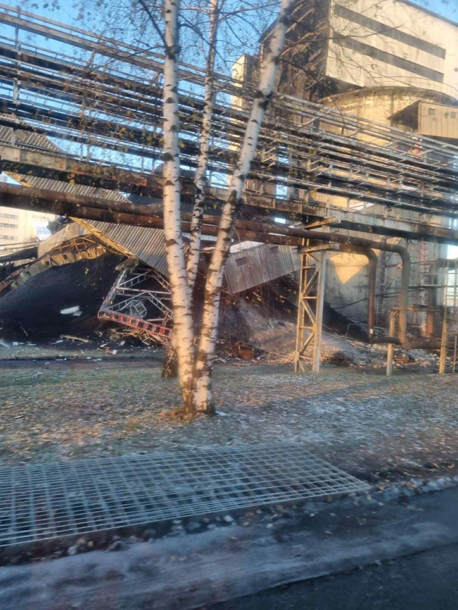 KWK Budryk zawalenie zbiornika na węgiel