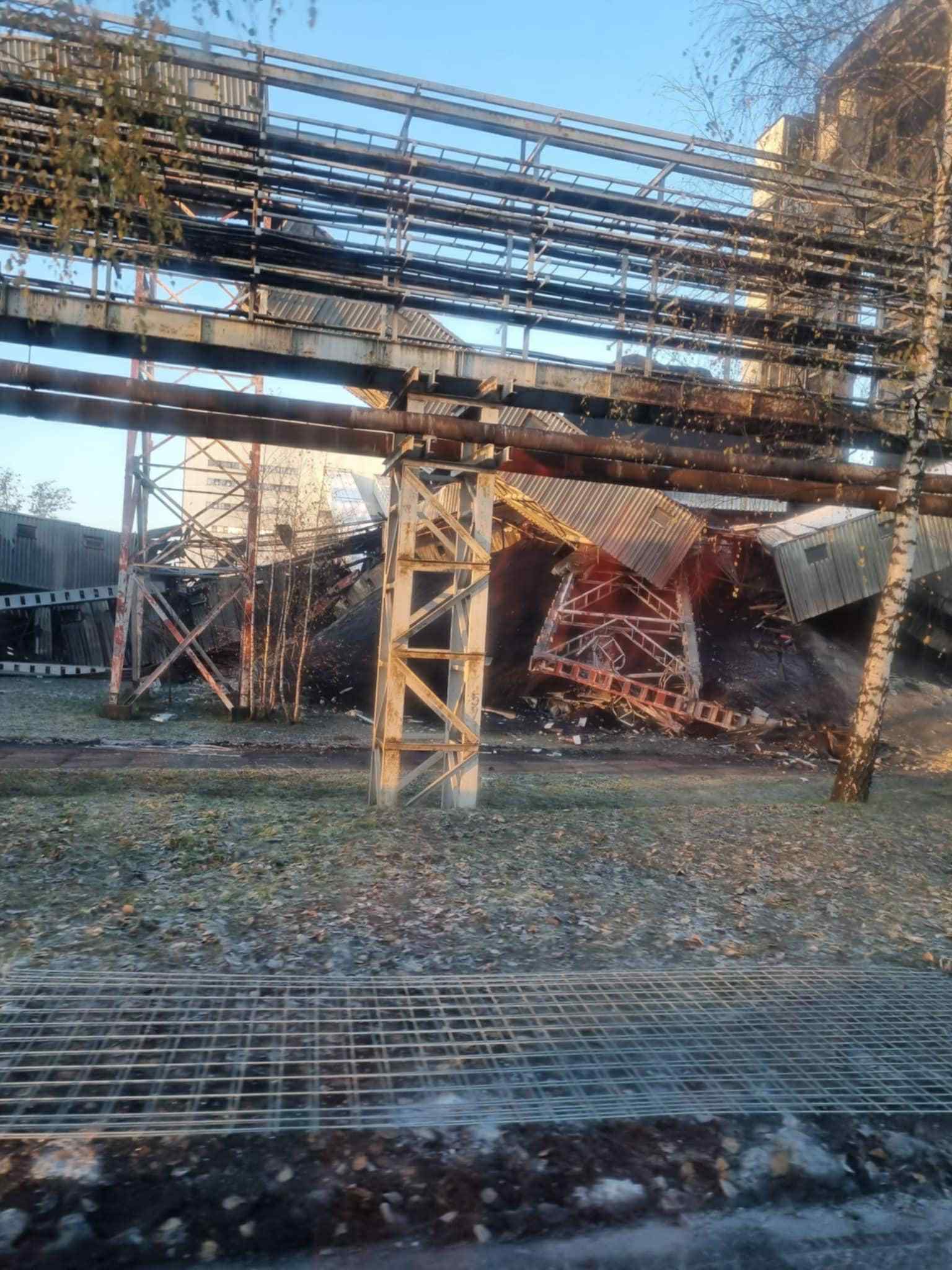 KWK Budryk zawalenie zbiornika na węgiel