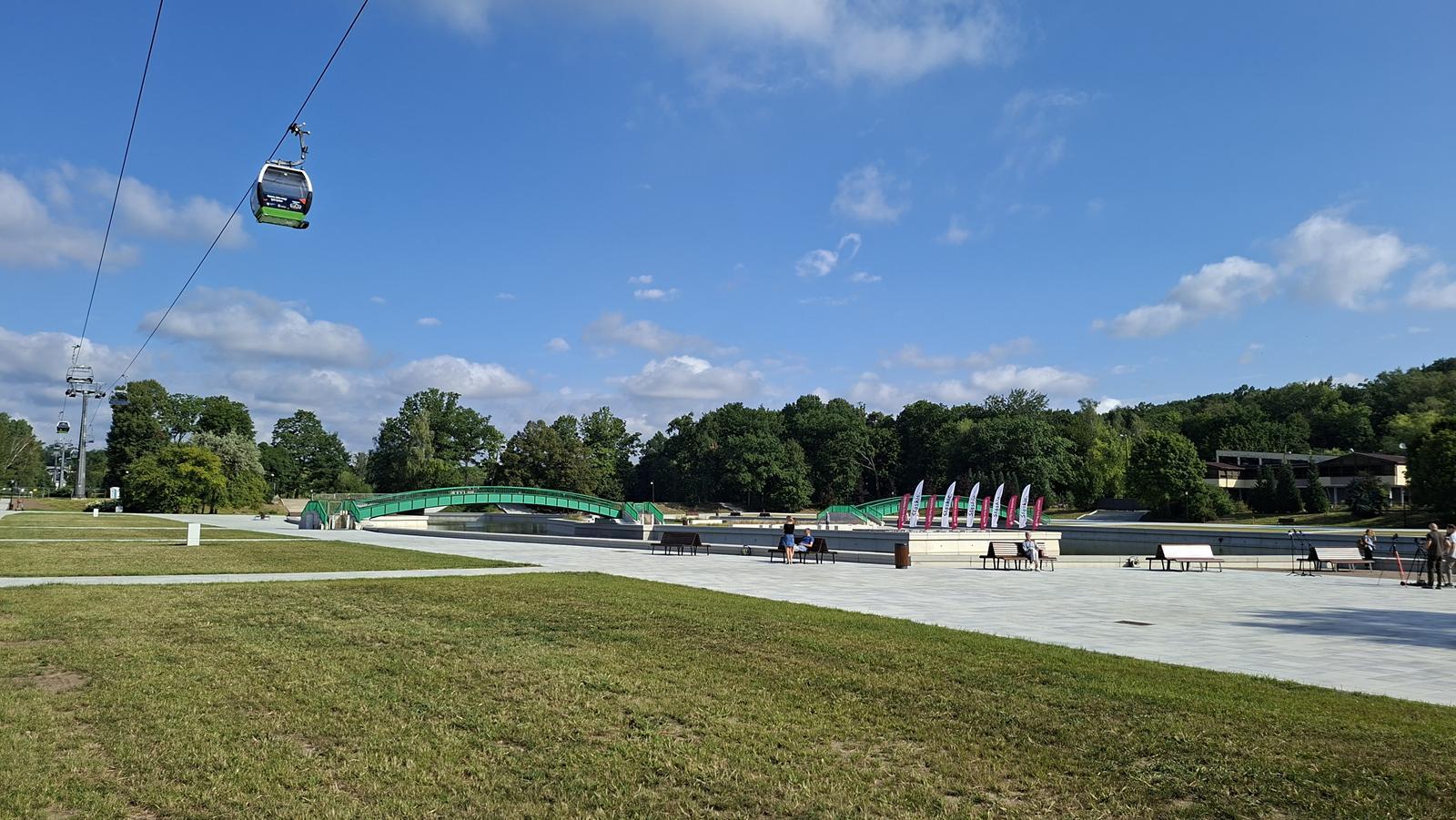 Kanał Regatowy w Parku Śląskim po modernizacji