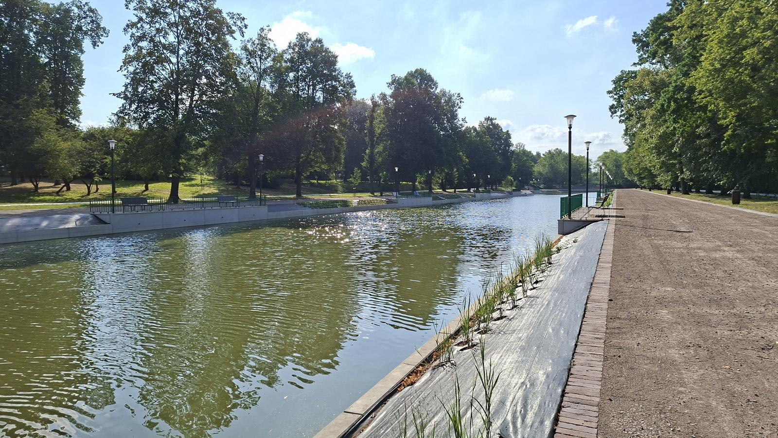 Kanał Regatowy w Parku Śląskim po modernizacji