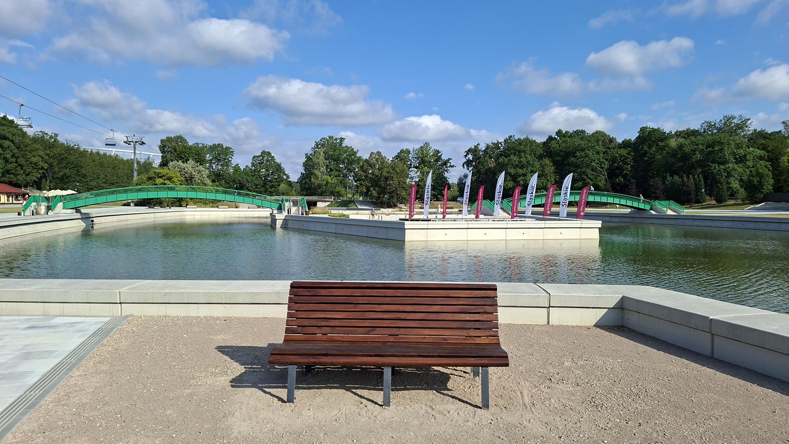 Kanał Regatowy w Parku Śląskim po modernizacji