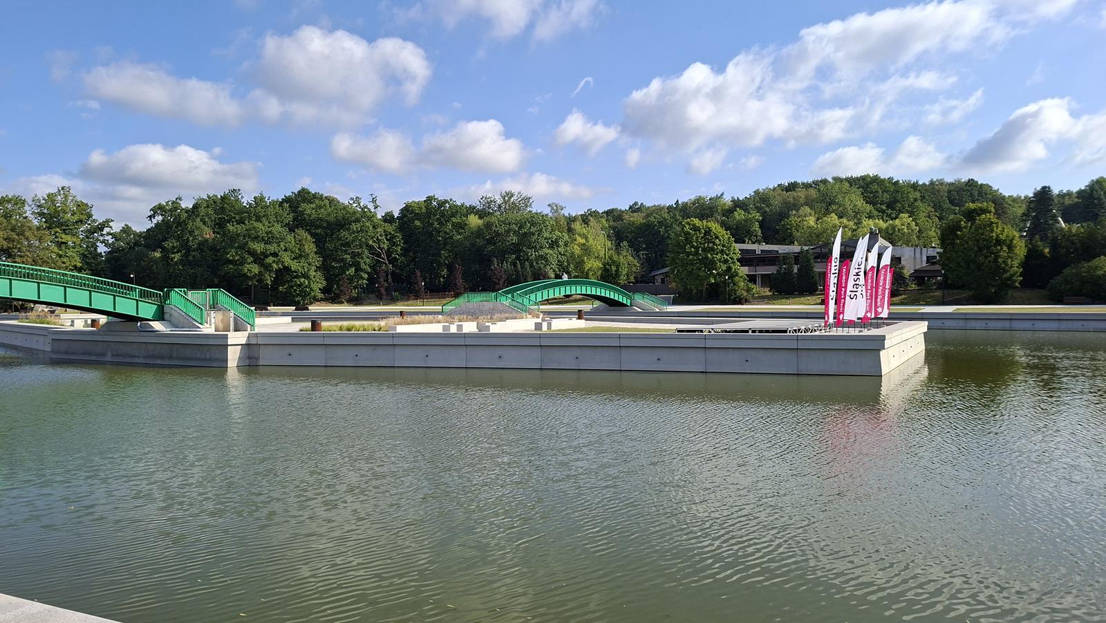 Kanał Regatowy w Parku Śląskim po modernizacji