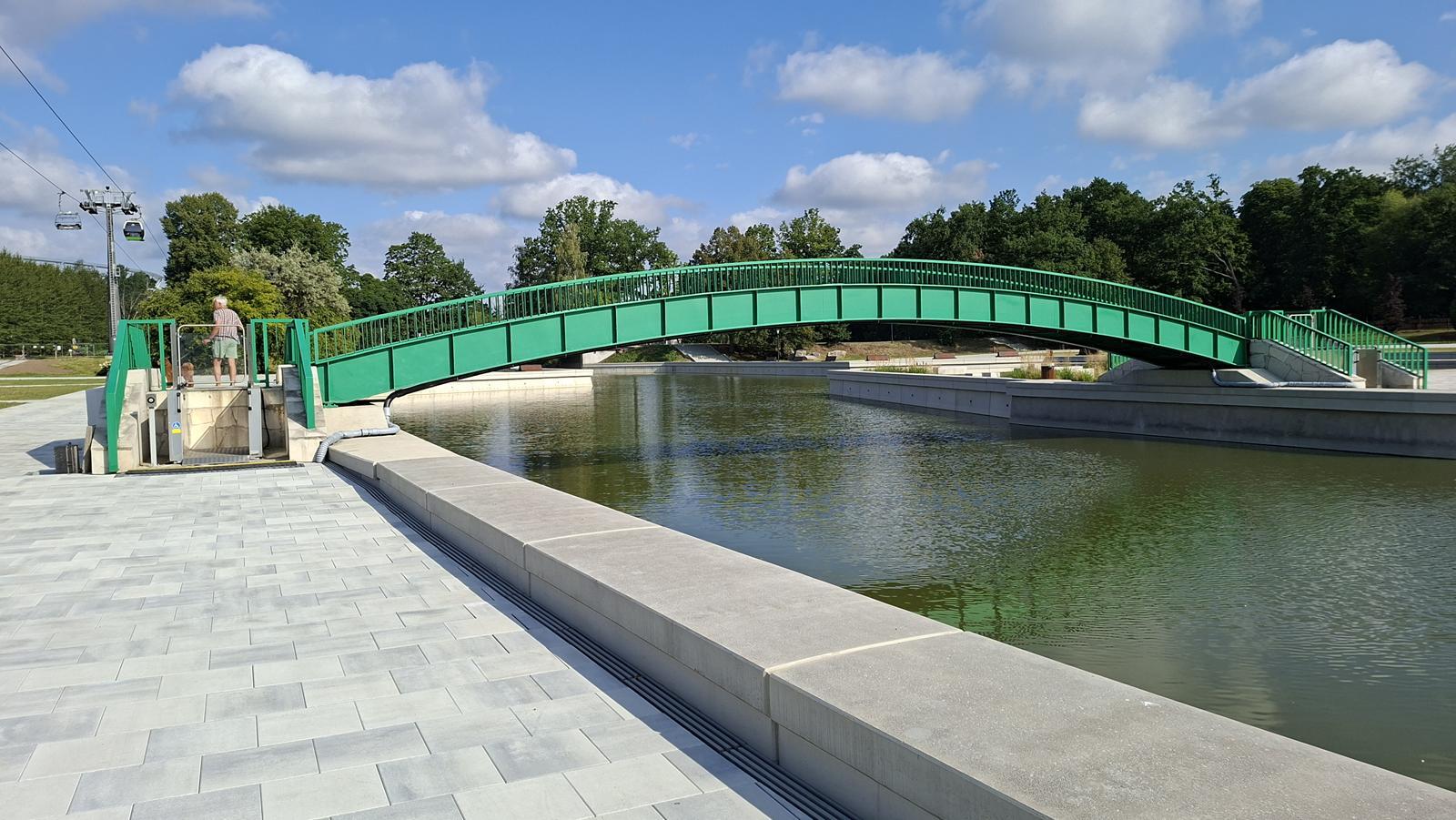 Kanał Regatowy w Parku Śląskim po modernizacji