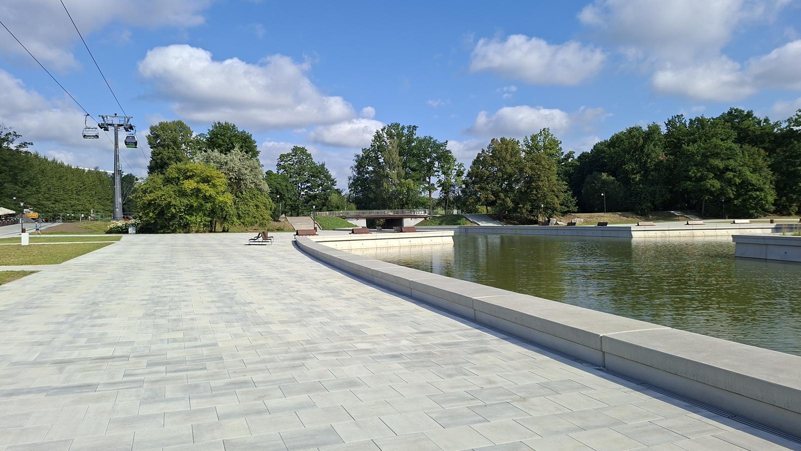 Kanał Regatowy w Parku Śląskim po modernizacji
