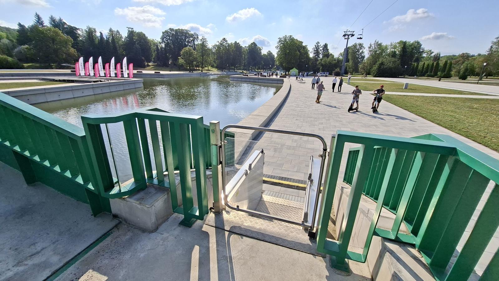 Kanał Regatowy w Parku Śląskim po modernizacji
