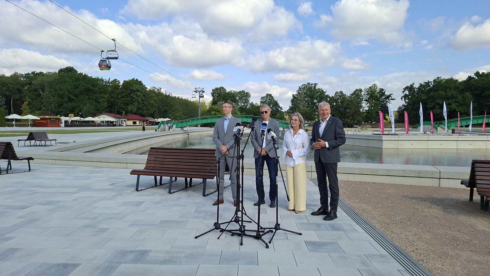 Kanał Regatowy w Parku Śląskim po modernizacji