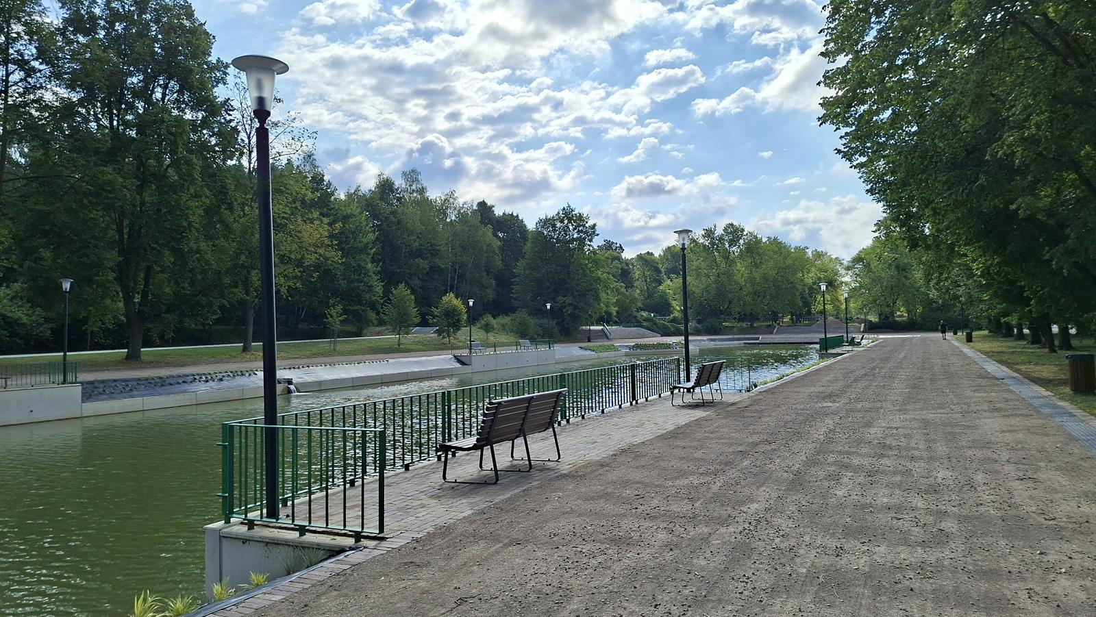 Kanał Regatowy w Parku Śląskim po modernizacji