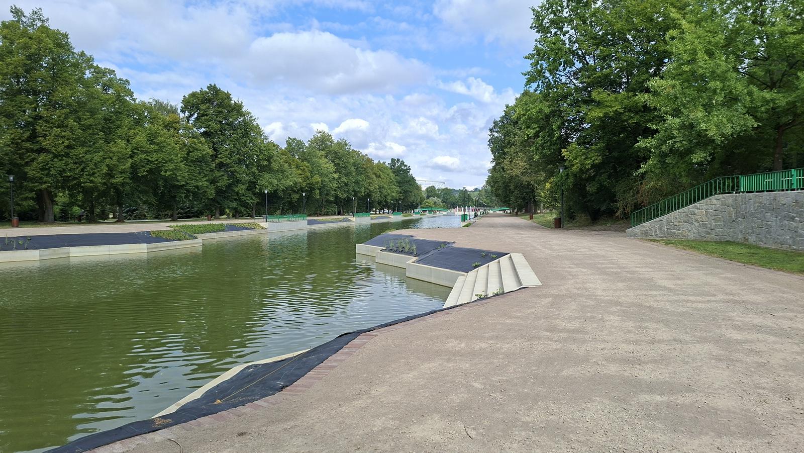 Kanał Regatowy w Parku Śląskim po modernizacji