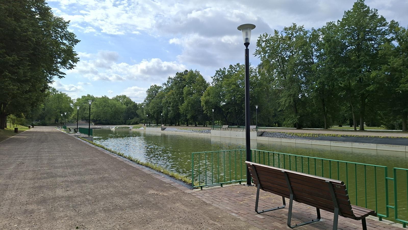 Kanał Regatowy w Parku Śląskim po modernizacji